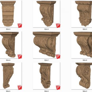 欧式建筑构件欧式柱头