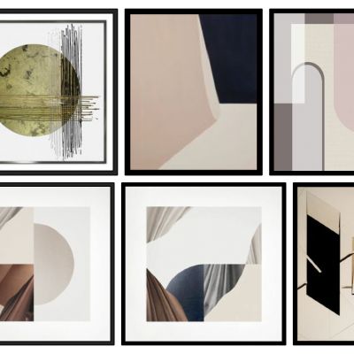 新中式抽象挂画装饰画