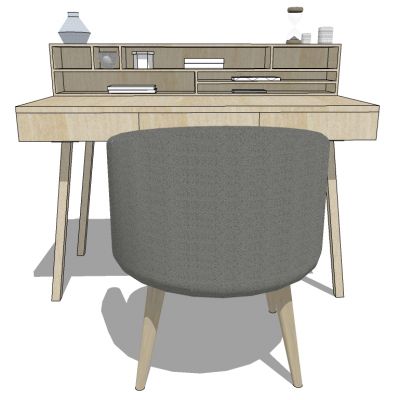 北欧现代梳妆桌台写字台