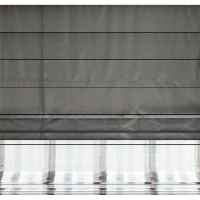 现代新中式办公罗马帘遮光帘