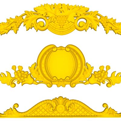 欧式法式雕花石膏雕花花纹