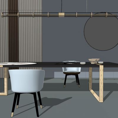 现代简约金属沙发椅子餐桌