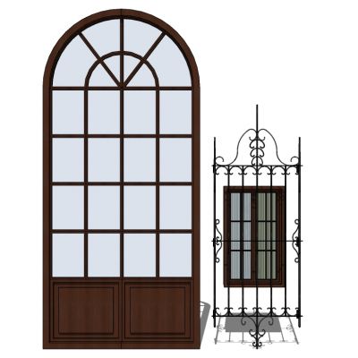 欧式建筑别墅窗