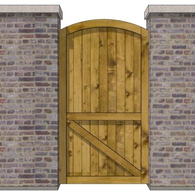 欧式庭院别墅木板大门