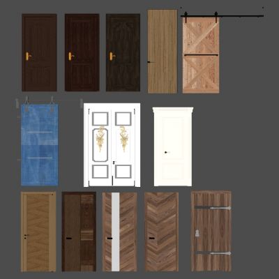 新中式欧式法雕花门