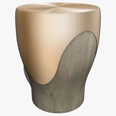 现代简欧式轻奢金属边几圆几角几灯几圆墩子