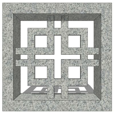 中式景窗花窗花格