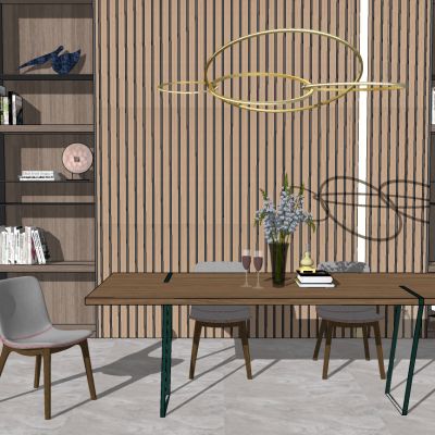 北欧现代简约餐桌