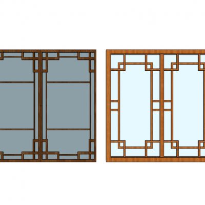 中式花格窗户花窗