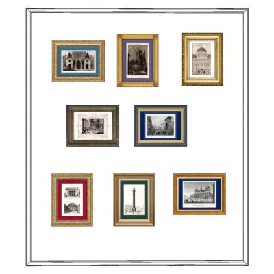 欧式法式古典画框挂画