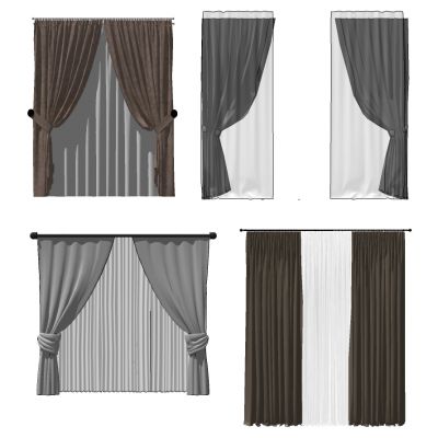 现代窗帘简欧式窗帘