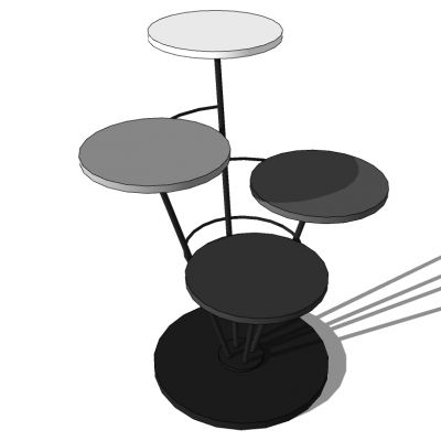 北欧现代小圆形边几