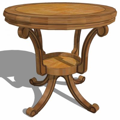 美式欧式小边几圆几灯几