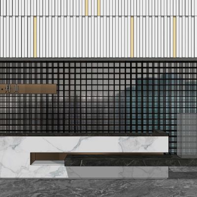 北欧大理石吧台吊灯金属铁艺屏风