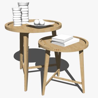 北欧现代边几圆几角几灯几