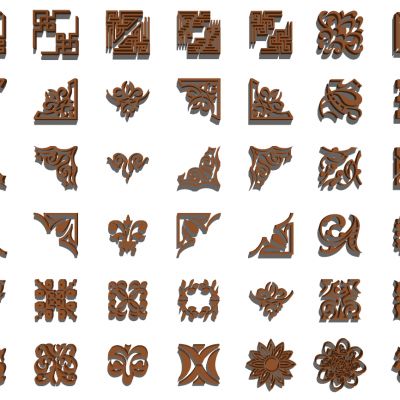 欧式法式雕花石膏雕花花纹构件