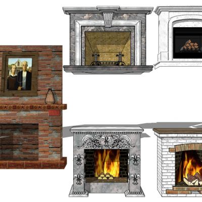 欧式法式美式雕花石材壁炉火炉