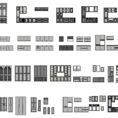现代欧式法式美式厨房