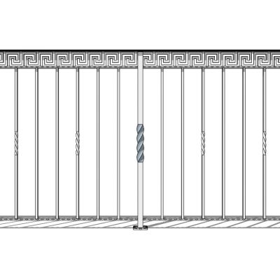 欧式铁艺栏杆护栏扶手