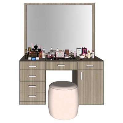 北欧现代梳妆台化妆台化妆桌化妆品