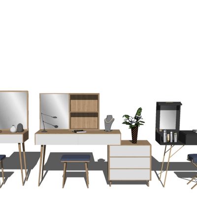 北欧现代梳妆台化妆台