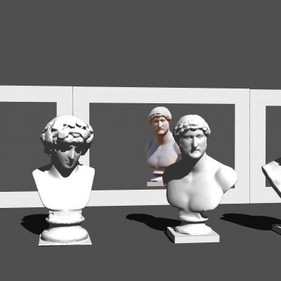 欧式现代人物头像雕塑雕像摆台