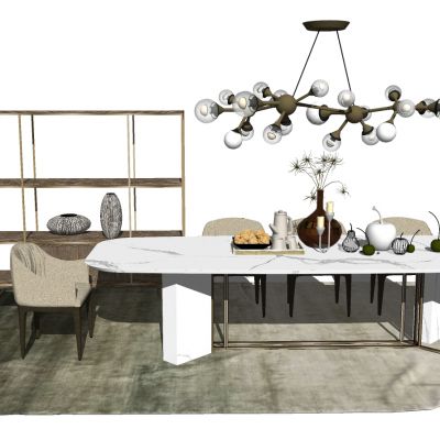 北欧现代餐桌