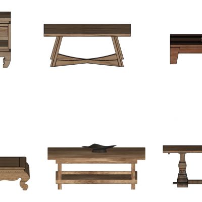 现代北欧茶几边几圆几