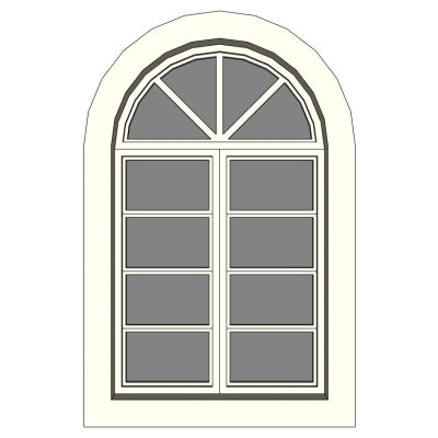 欧式建筑别墅窗