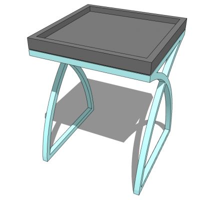 北欧现代边几圆几灯几