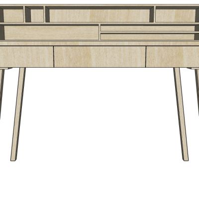 北欧现代梳妆台化妆台