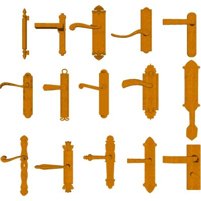 欧式法式门把手拉手门锁