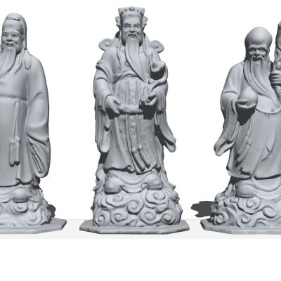 财神老寿星古典神话人物雕塑