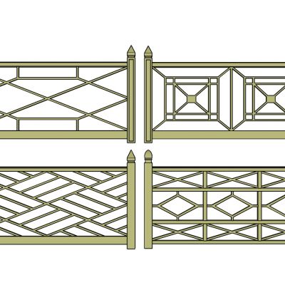 中式玉石石材栏杆桥
