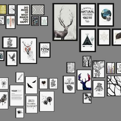 北欧小清新儿童房装饰挂画