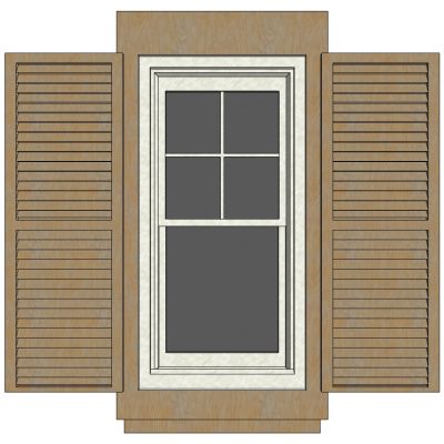 欧式现代建筑阳台百叶