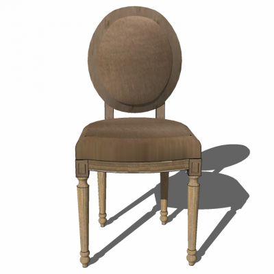 美式欧式法式单椅子餐椅