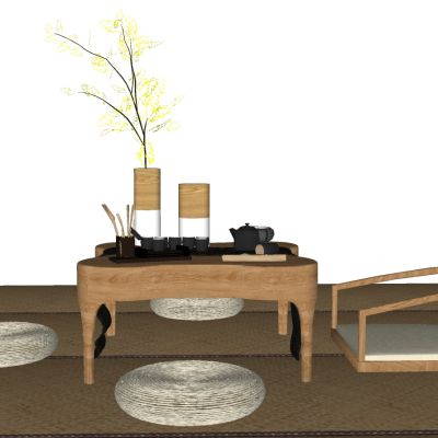 日式榻榻米茶桌椅