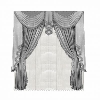 欧式法式窗帘布帘