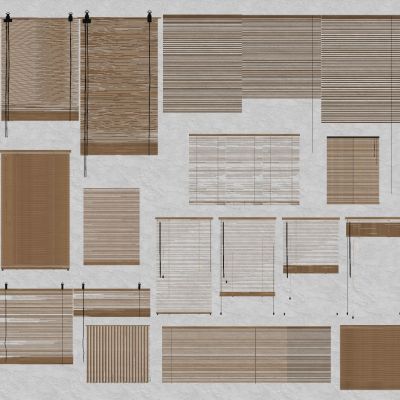 新中式竹帘席帘卷帘