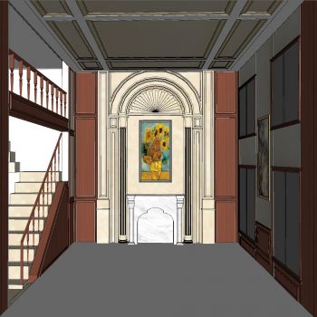 简欧式古典门厅