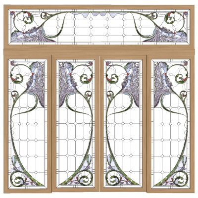 欧式推拉门组合