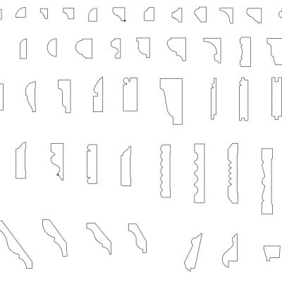 欧式线条样条线脚线花线