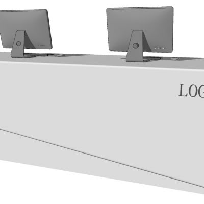 现代接待前台吧台老板台