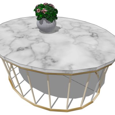 现代北欧金属铁艺边几圆几茶几组合