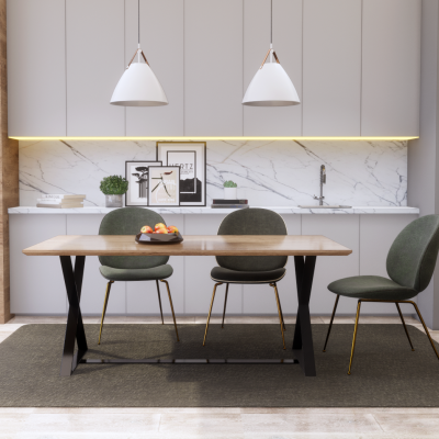 现代餐桌椅组合