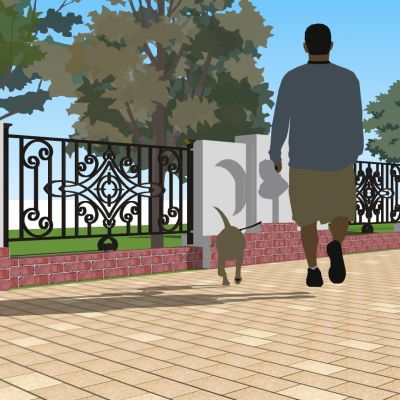 欧式法式简约金属铁艺雕花围栏栏杆