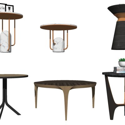 现代茶几边几组合