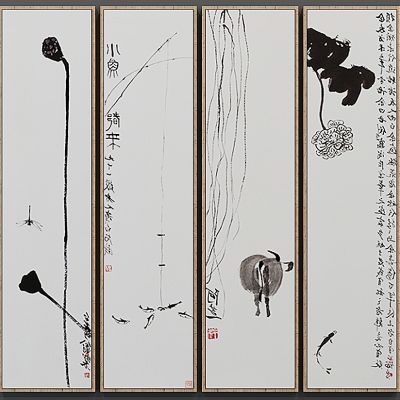 新中式字画挂画装饰画