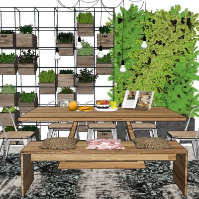 工业风现代餐桌